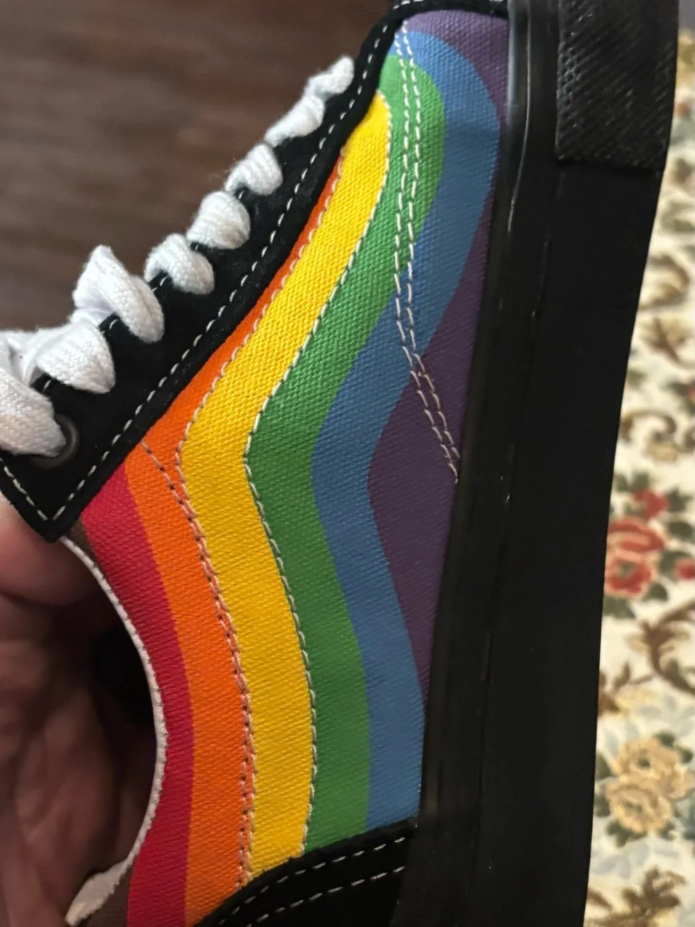 Vans Skate Old Skool Pride Skateboarding 4 All Shoes Men 6.5 Women 8 Rare